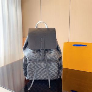 designer di zaini borsa tote nera borsa con tasca con patta zaini da esterno borsa per libri spalla moda da donna zaini di grande capacità