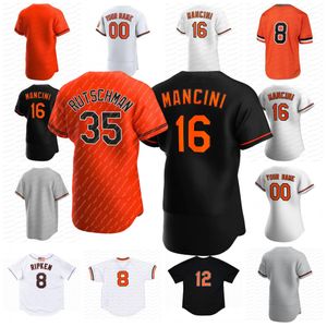 Бейсбольные майки Adley Rutschman Jersey Cal Ripken Jr. Cedric Mullins Gunnar Хендерсон Райан Маунткасл Энтони Сантандер Феликс