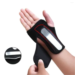 Handledsstöd avlägsnande justerbar armbandsstål karpaltunnel splint wrap protector artrit sprain