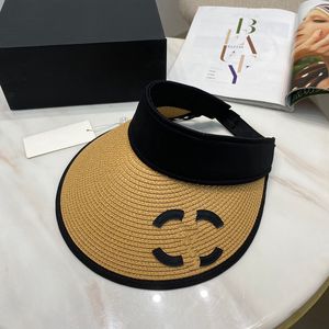 Luxurys Designer Sun Visor Caps For Men Womens Letter C Empty Top Baseball Cap Summer Hats Casquette Fitted Beanie Hat Bucket Hat 2303302BF