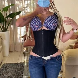 Intimo modellante da donna Fajas Colombianas Controllo della pancia delle donne Open Body Shaper Busto Corsetto Allenamento della vita Alta compressione Dopo il parto Piatto