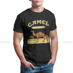 Мужские футболки, футболка из полиэстера для мужчин, повседневная футболка с верблюжьим юмором, модная футболка высокого качества 230403