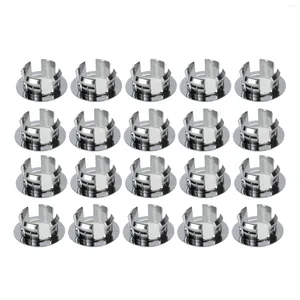 Kitchen Faucets 20 Pcs Overflow Ring Bath Sink Cover Bathroom Basin Hole Plug Accessories Wash Drain Plastic Plating