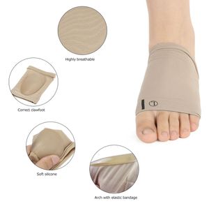 Flat Feet Ortic Plantar Fasciitis Arch Support Sleeve Cushion Pad Heel Spurs Foot Hallux Valgus Braces Orthopedic9903573