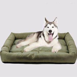 Kennels köpek yatağı oxford kumaş çiğneme kanıtı yuva kaymaz kanepe yataklar için nefes alabilen kanepe kulübesi evcil hayvan malzemeleri