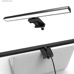 Desk Lamps 5W Dimmable LED Desk Light Office Computer Eye-caring Table Lamp For Study Reading Screen Monitor Hanging Light Bar Desk Lamps Q231104