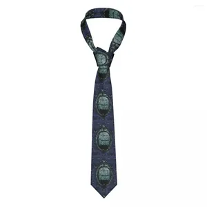 Галстуки -галстуки персонализированные призрачные особняки галстук мужчина классический хэллоуин гримасе призраки шелковая галстука