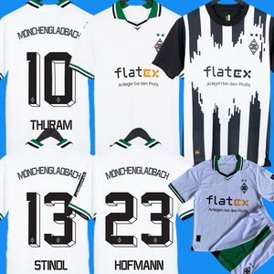 23 24 Monchengladbach Camisas de futebol 2023 2024 Gladbach THURAM PLEA STINDL Bensebaini NEUHAUS GINTER HOFMANN EMBOLO Homens Crianças Kits Camisas de futebol