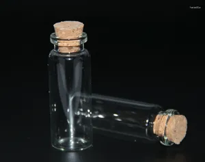 Bottles 200pcs 22 55mm 12ml Small Tiny Clear Empty Cork Stopper Glass Mini Corked Wishing Message Vials Jars Container Decor