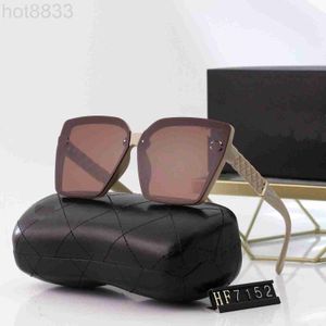 Sunglasses Designer New Large Framed Frameless Street Photo Women's Tidal Glasses Chic MC5G