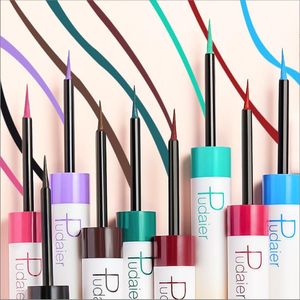 Pudaier 12 Cores Matte Liquid Eyeliner Conjunto para maquiagem para os olhos, superstay impermeável Lápis de olho fosco duradouro