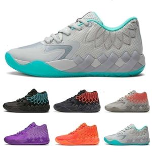 Z piłką MB.01 1 Lamelo Men and Women Buesball Buty Black Buzz City Rick Rock Ridge Red Sneakers Siz 35-46