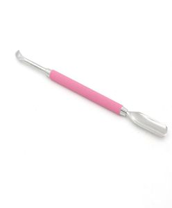 Nagelverktyg nagelband pusher rosa målning professionell senior sked 10 pcslot pedicure verktyg nagelrenare manikyr rostfritt stål 59375219