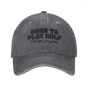 Ball Caps Fashion Cotton To Golf Forced Work Baseball Cap For Men Women Adjustable Funny Quotes Golfing Dad Hat Performance