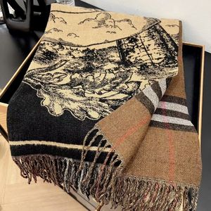 Autumn Winter New Warm Scarf Boutique Double sided Two Color Scarves Winter Fashion Style Accessories Exquisite Design Christmas Women Family Gift Shawl