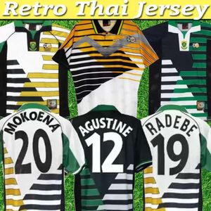 QQQ81998 Africa Retro Soccer Jersey Mokoena Agustine Rade Parker Home Away South Classic Vintage Football Shirt Krótkie mundury dla dorosłych