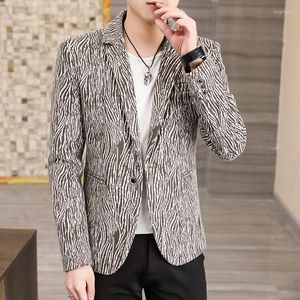 Men's Suits High Quality Blazer Men's Thickening And Fleece British Style Business Casual Elegant Fashion High-end Simple Suit Jacket