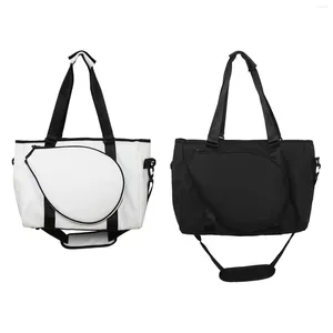 Outdoor Bags Tennis Racket Shoulder Bag Portable Tote Handbag For Clothes Pickleball Badminton Racquet Travel