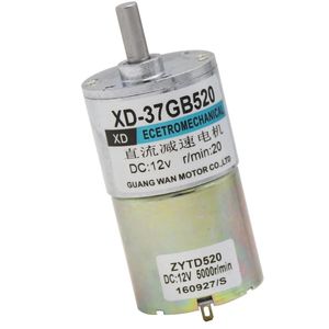 XD- 37GB520 миниатюрный DC Deceleration Motor Mlow Speed ​​Двигатель 10 Вт.