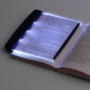 Koranspelare Flat Plate LED Book Light Reading Night Portable Travel Dormitory Desk Lamp Home Kid Bedroom Läs Creative Gadgets 230403