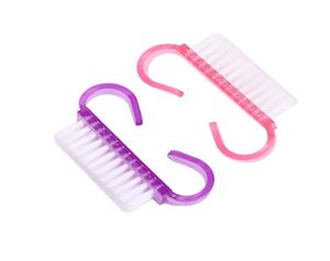 Handle Grip Nail Brush Hand Finger nail Cleaner Scrubbing Pedicure for Toes Cleaning Tool1431102