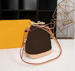 5A Projektantka Women Women Luksusowa torebka torby na ramię Noe płótno sznurka crossbody torba najlepsza jakość torby na ramię crossbody torebki brązowe wiadro torebka TOTE