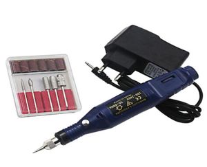 1SET 6BITS POWER DRILL Professional Electric Manicure Machine Nail Drill Pen Pedicure File Polish Shape Tool Tool Art Feet1749174