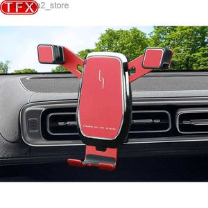Car Holder For Mercedes Benz S-Class W222 V222 X222 W223 Car Mobile Phone Holder Air Vent Mount Gravity Bracket Stand Modified Accessories Q231104