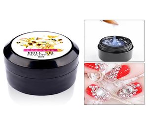 8ml cola de unha arte gel super pegajoso adesivo uv gel unha polonês cola para diy arte strass gem jóias decoração acessório6260448