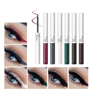 Color Eyeliner Liquid Pencil Extremely Fine Waterproof Non Smudge Makeup Eyeliner 15 Colors