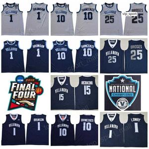 NCAA Basketball Final Four Villanova Wildcats Jerseys Jalen Brunson Donte DiVincenzo Mikal Bridges Navy Champions RVM Patch