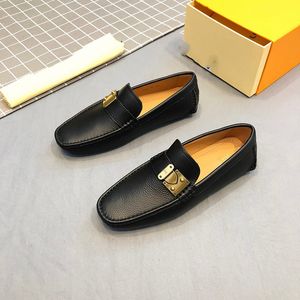 38 مصمم على غرار العلامة التجارية الفاخرة من الجلد الأصلي رجال غير رسمي أحذية فاخرة العلامة التجارية الإيطالية الرجال المتوازيين moccasin