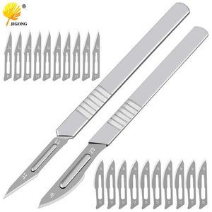 pcs Carbon Steel Surgical Scalpel Blades pc Handle Scalpel DIY Cutting Tool PCB Repair Animal Surgical Knife