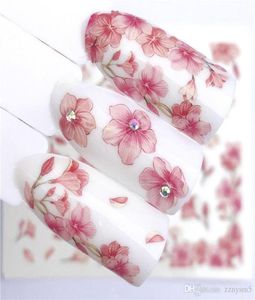 3D nail art trasferimento dell'acqua adesivi per unghie sigillo per unghie acqua decalcomanie trasferimenti adesivi manicure unghie lamine adesivo YZW3880364