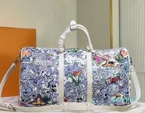Designer de moda KEEPALL bagagem edição limitada graffiti sacos de viagem mochilas
