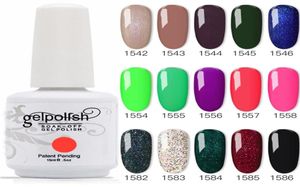 100 Brand New Gel Nail Polish Soak Off Nail Gel 403 Cores 15ml 12 Pçs / Lote 15ML para Salão Nail229p4839879