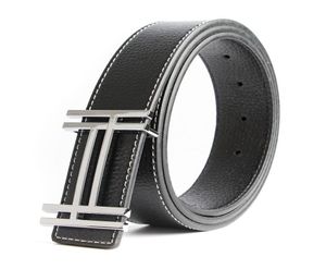 Bälten Luxury Designer Brand Cowhide Belt Men High Quality Women äkta Real Leather Dress Rem för jeans midjeband8735657