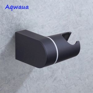 Altri rubinetti Docce Accessori Aqwaua Supporto per soffione doccia Supporto 2 posizioni per uso in bagno Accessori da bagno di dimensioni standard Nero opaco Plastica ABS 231102