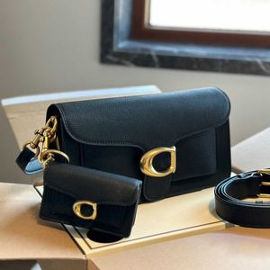 2 PCs/Set Designer Cross Body Bag Taby-Bag Frauen Leder Luxus Handtasche Klassische Messenger-Umhängetaschen mit kleiner Geldbeutel 231015