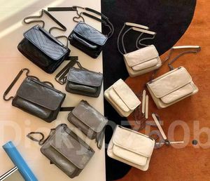 Дизайнерские сумки-мессенджеры niki Vintage Cross Body Восковая кожаная сумка женская Бирюзовая цепочка Роскошная сумка через плечо Сумка-клатч Sacoche классический женский кошелек с клапаном