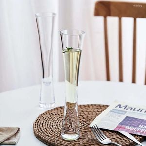 Vinglasögon Ereganto-champagne med glitter flöjter klara koppar bubbla cocktail bar fest gåva bröllop 150 ml