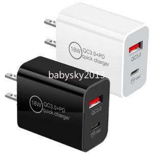 12W Dual Ports PD USB-C Wandladegerät Eu US AC Netzteile für iPad IPhone 15 14 11 12 13 Samsung HTC B1 mit Einzelhandelsverpackung