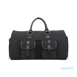 Katlanır takım çanta erkekler büyük kapasiteli el bagaj çantası çok fonksiyonlu depolama çantası