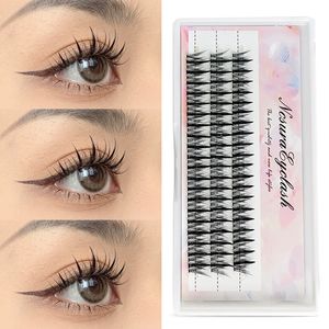 Makeup Tools MANGA LASSES Tjock Little Devil False Eyelashes Bunds Single Cluster Segmenterade Natural Simulation Cos Eyelashes Eye Extension 230403