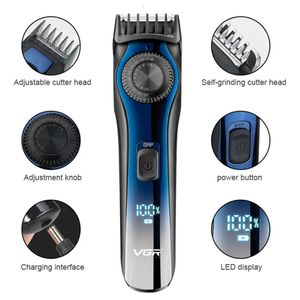 Hair Trimmer VGR080 For Men Beard Trimer Professional Clipper Electr Razor Cutting Machine Haircut Shaver 231102