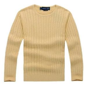 Gratis frakt 2018 Ny högkvalitativ mil Wile Polo Brand Men's Twist tröja Knit Bomulltröja Jumper Pullover Tröja Small Hor Gqoh