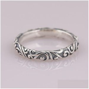 Rings Original Regal Pattern Swirling Regalesque For Women 925 Sterling Sier Ring Party Gift Europe Jewelry Drop Deli Dhgarden Dhsox