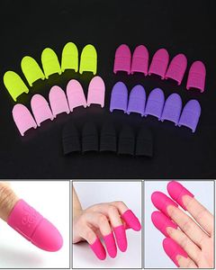 Hele 5 Stuksset Siliconen Nail Art Polish Remover Losweken Caps Herbruikbare DIY Manicure Nail Design UV Gel Verwijderen Soak Off Caps2037950