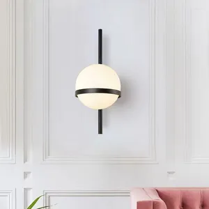 Vägglampa nordisk stil modern och minimalistisk vardagsrum sovrummet kreativ korridor hall akryl