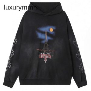 Designer hoodies män hoody balencigaas mens tröja tröja paris eiffel torn hoodie unisex löst mode par hoodie 2023 höst ny lp7b